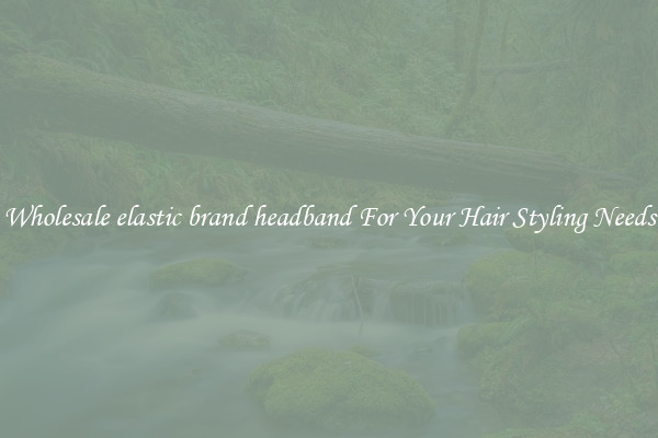 Wholesale elastic brand headband For Your Hair Styling Needs