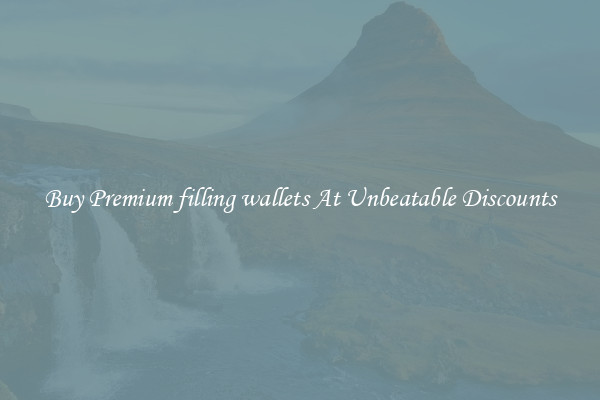 Buy Premium filling wallets At Unbeatable Discounts