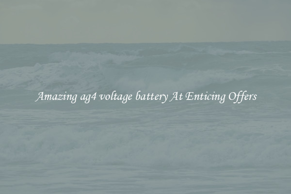 Amazing ag4 voltage battery At Enticing Offers