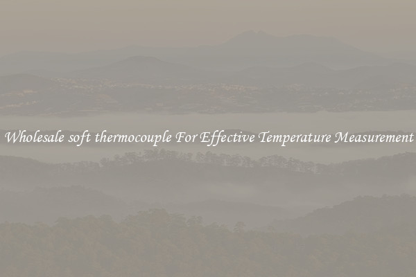 Wholesale soft thermocouple For Effective Temperature Measurement